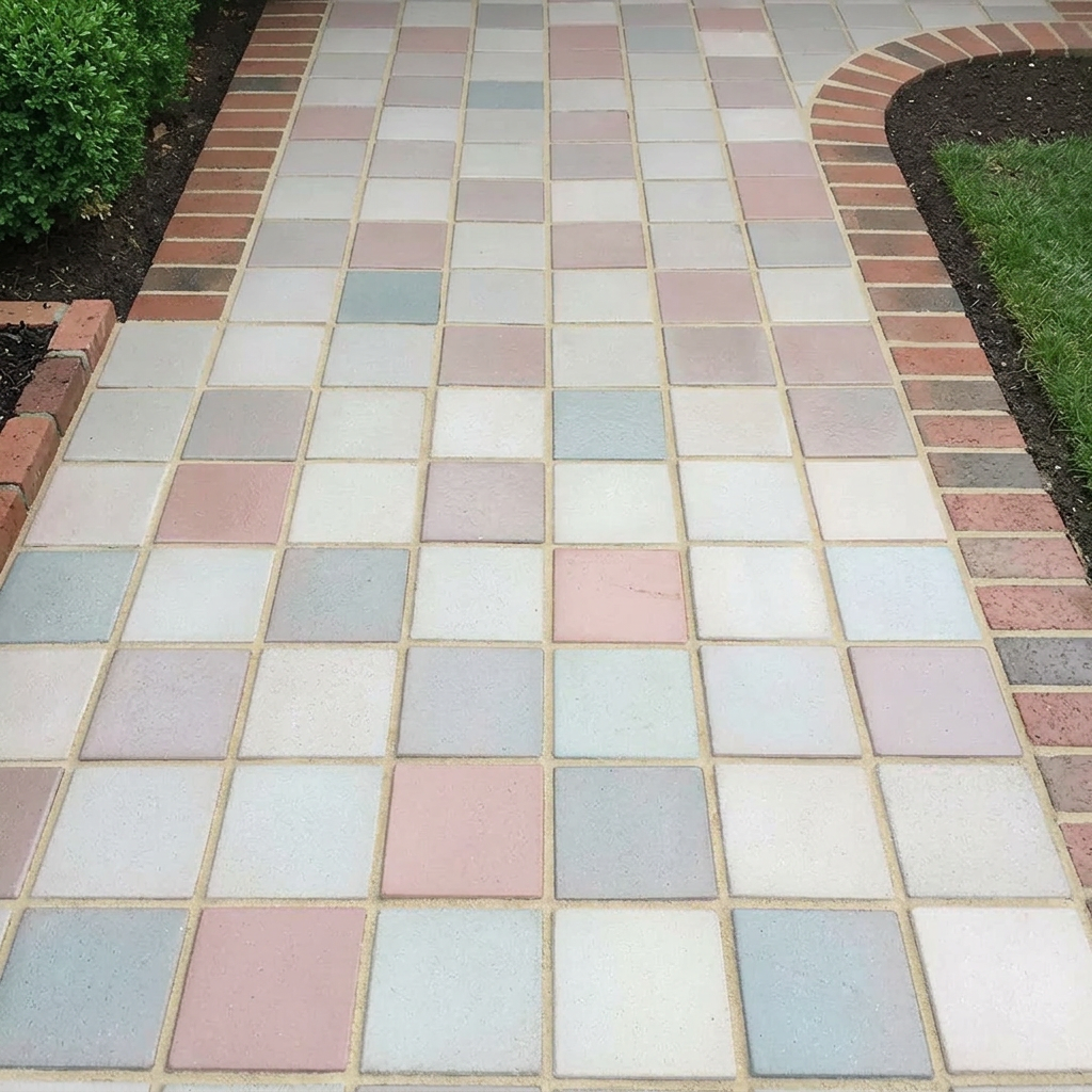 Restored and sealed Estero paver patio after professional service